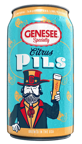 A can of Genesee Citrus Pils